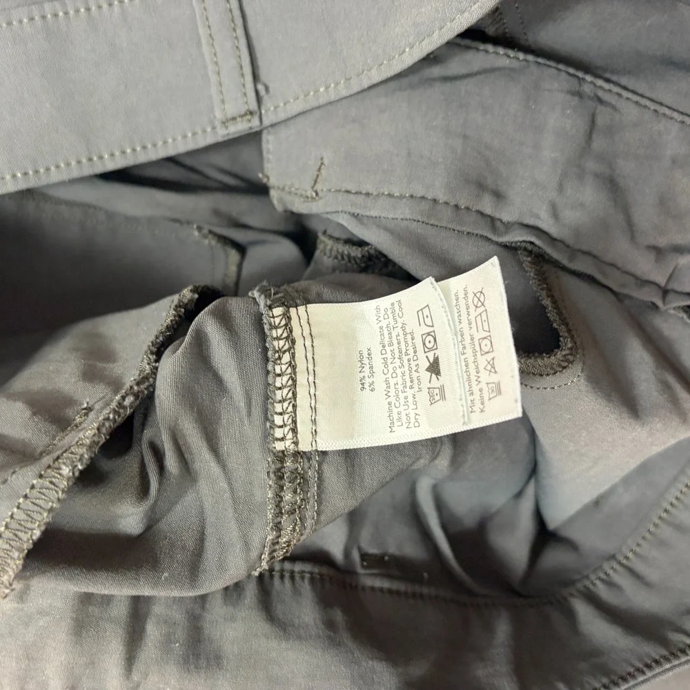 Eddie Bauer Travex Pants Gray Mens 38x30 Hiking Outdoors Nylon Straight